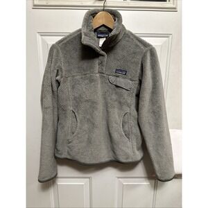 Patagonia Jacket Womens S Gray Polartec Re-Tool Snap T Fleece Pullover